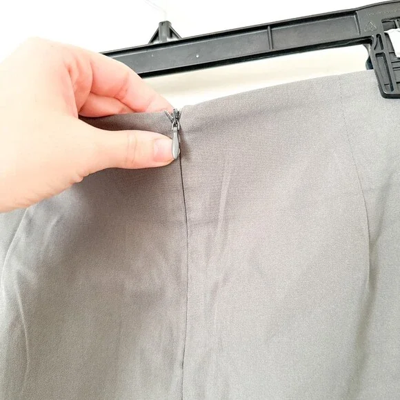 ALL THE WAYS Moxie Skirt Set Gray SMALL New With Tags Revolve Chic Classic - Picture 8 of 11